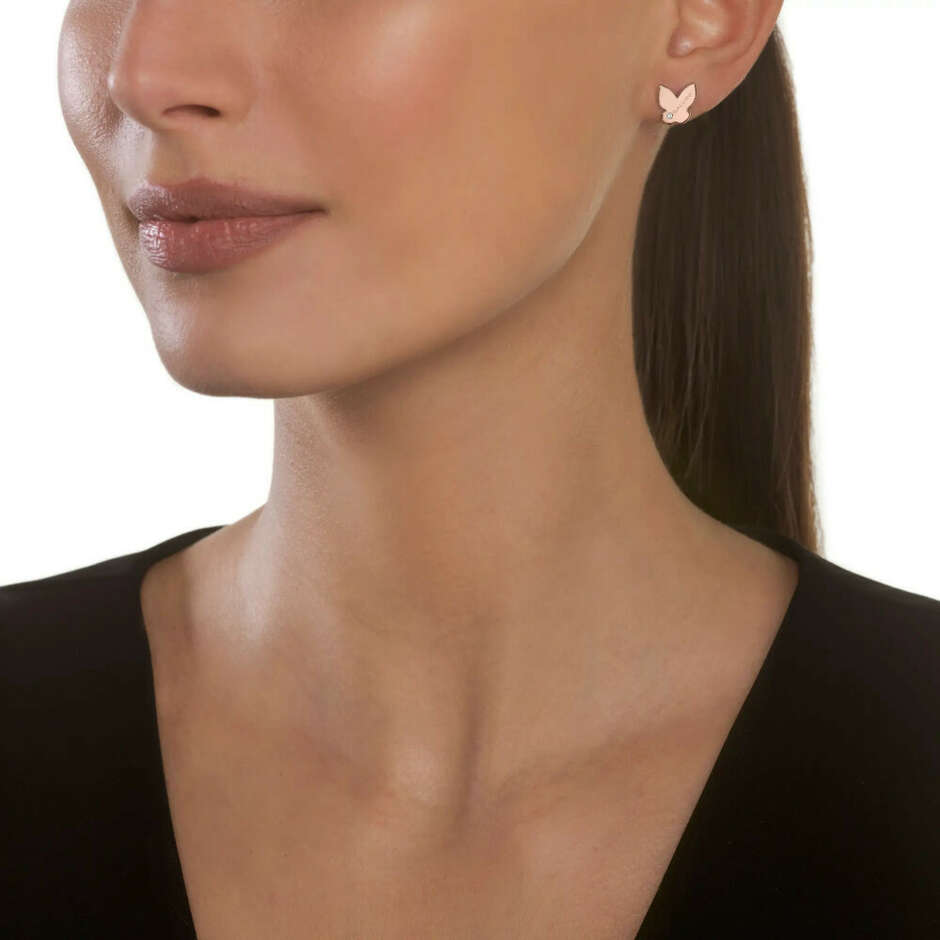 Salvini earrings in rose gold with diamonds