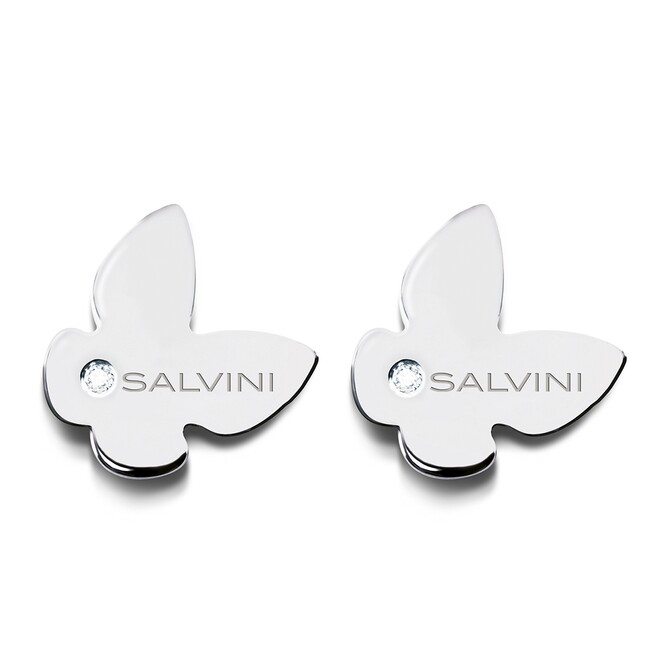 Salvini earrings in white gold with diamonds