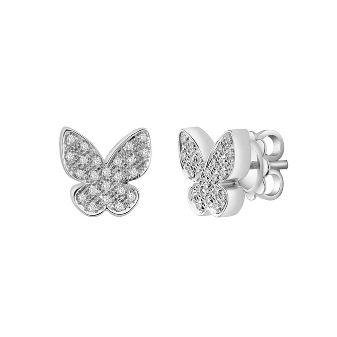 Salvini earrings in white gold with diamonds