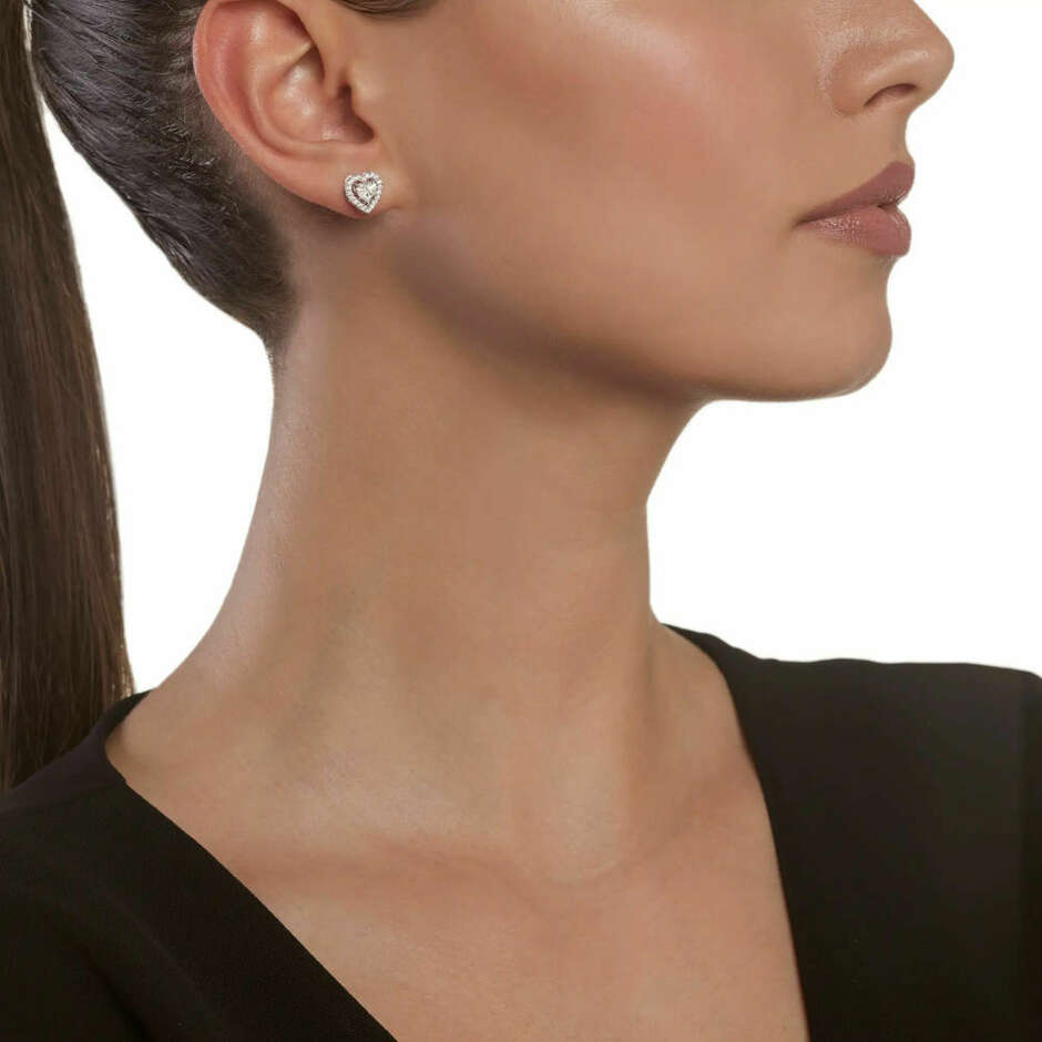 Salvini Magia earrings in white gold with diamonds