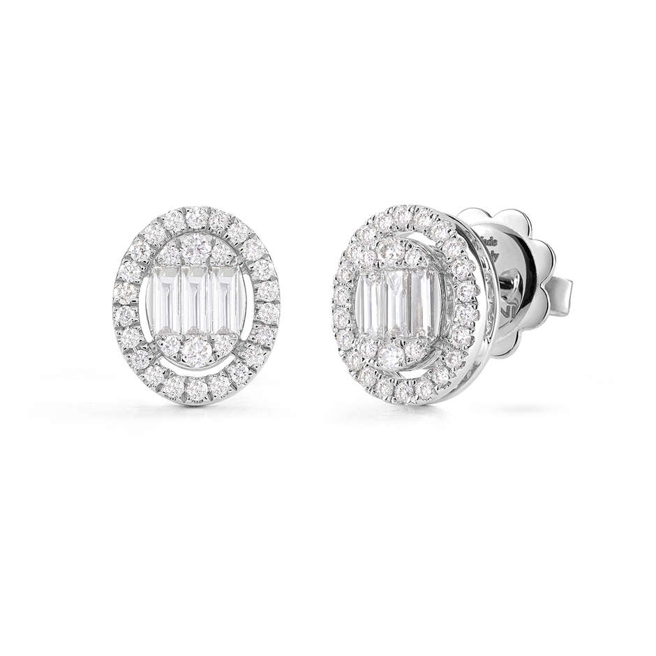 Salvini Magia Earrings in White Gold with Diamonds