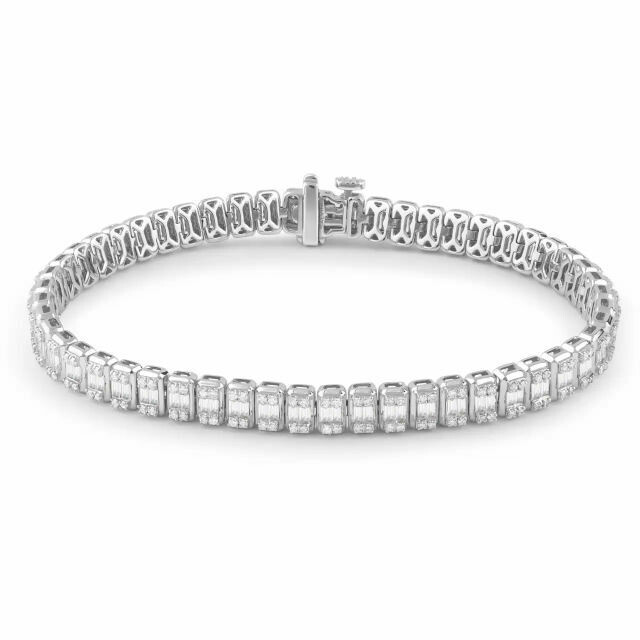 Salvini Magina Tennis Bracelet with Diamonds