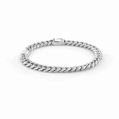 Salvini men's chain link bracelet with diamond