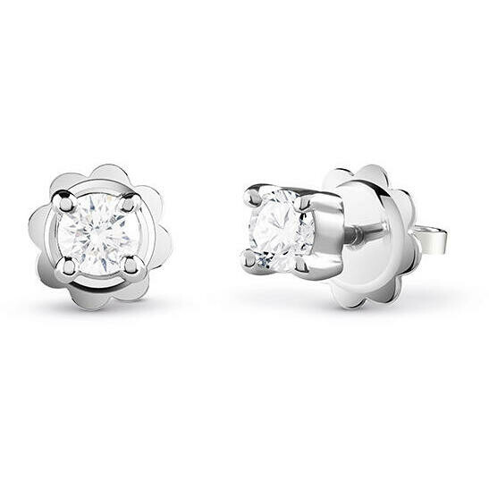 Salvini Punto Luce Women's Earrings in White Gold