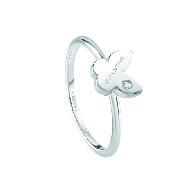 Salvini ring in 9KT white gold with diamonds
