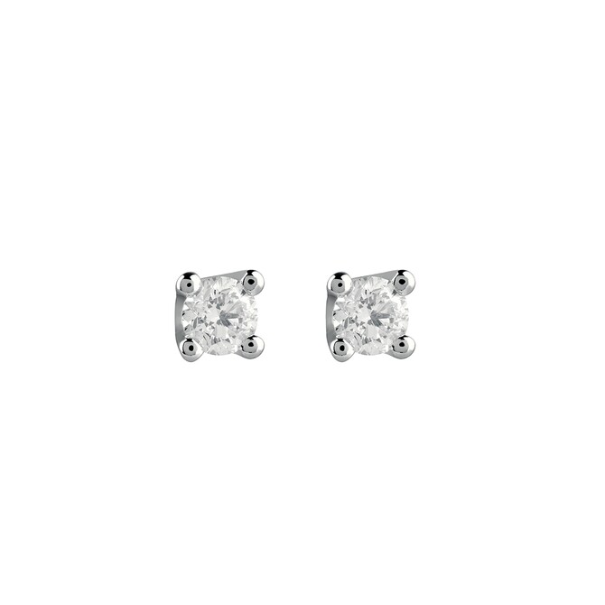 Salvini Virginia Punto Luce earrings in white gold and diamonds