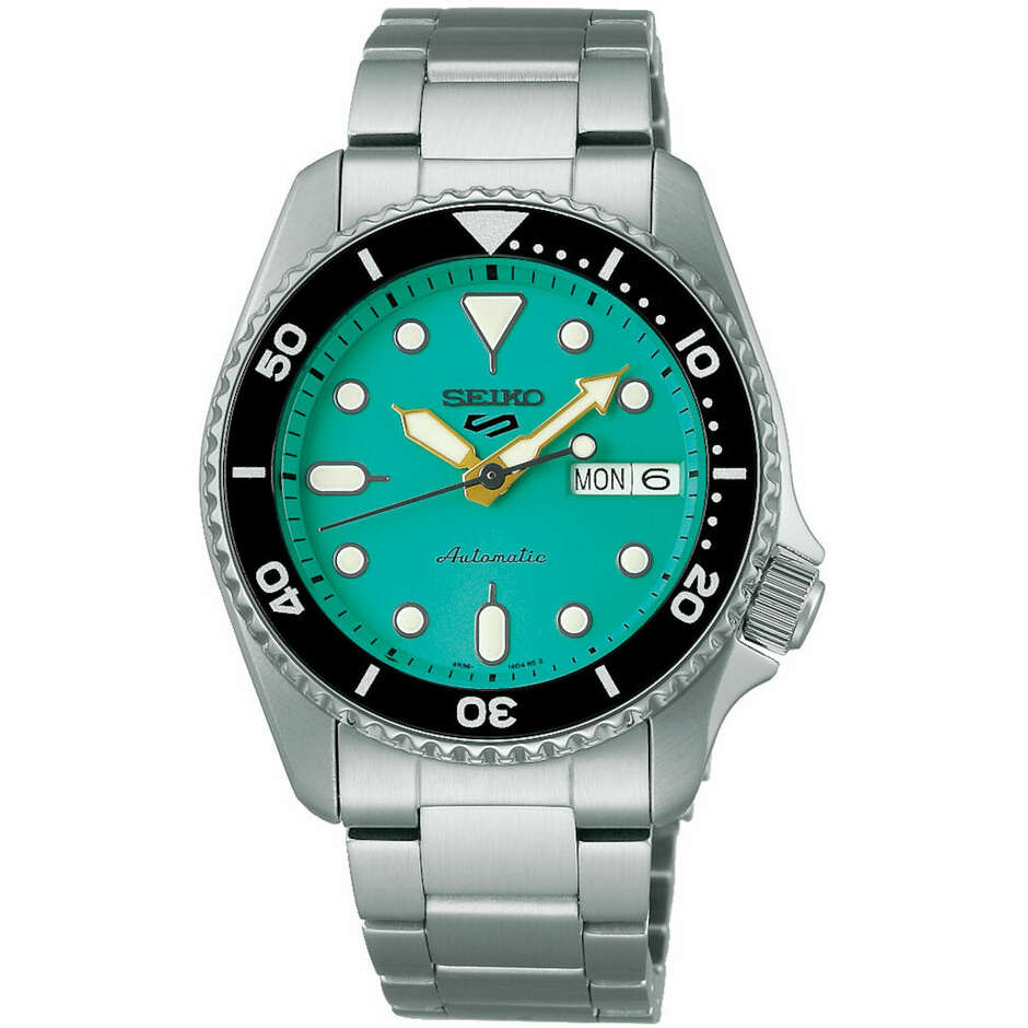 Seiko 5 Sports Automatic Midsize Aqua Green Watch 38mm