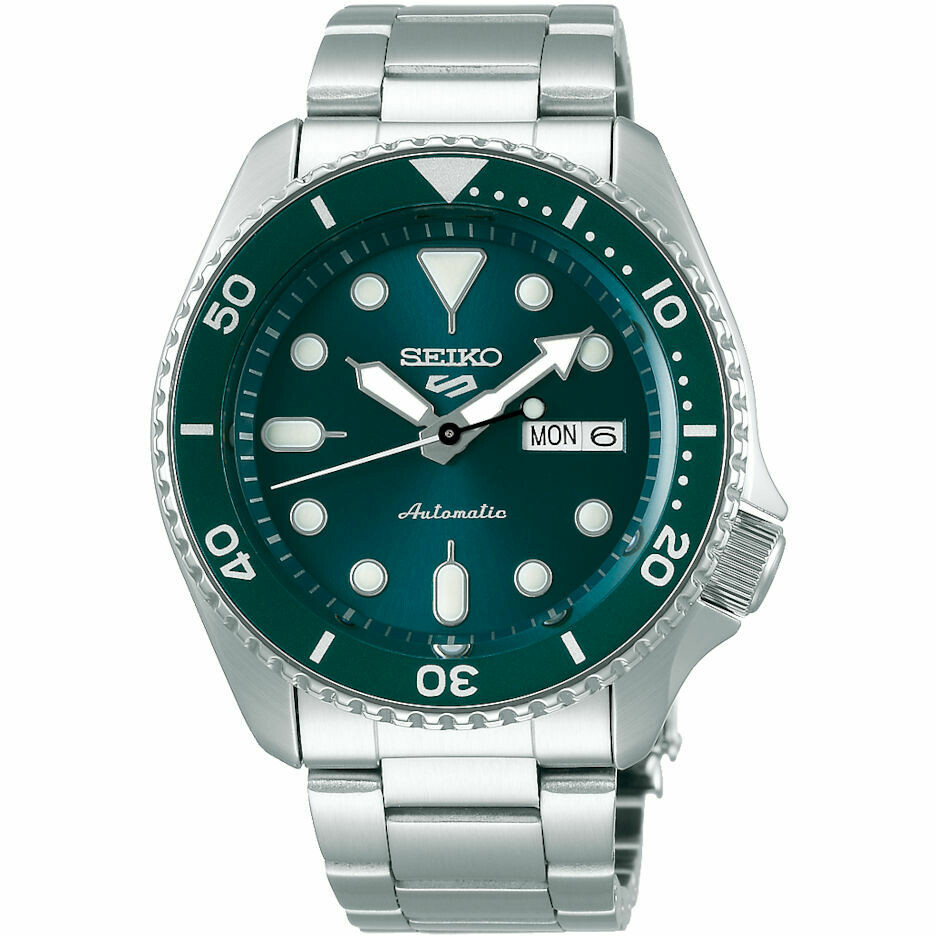Seiko 5 Sports Green Men's Steel Automatic Watch