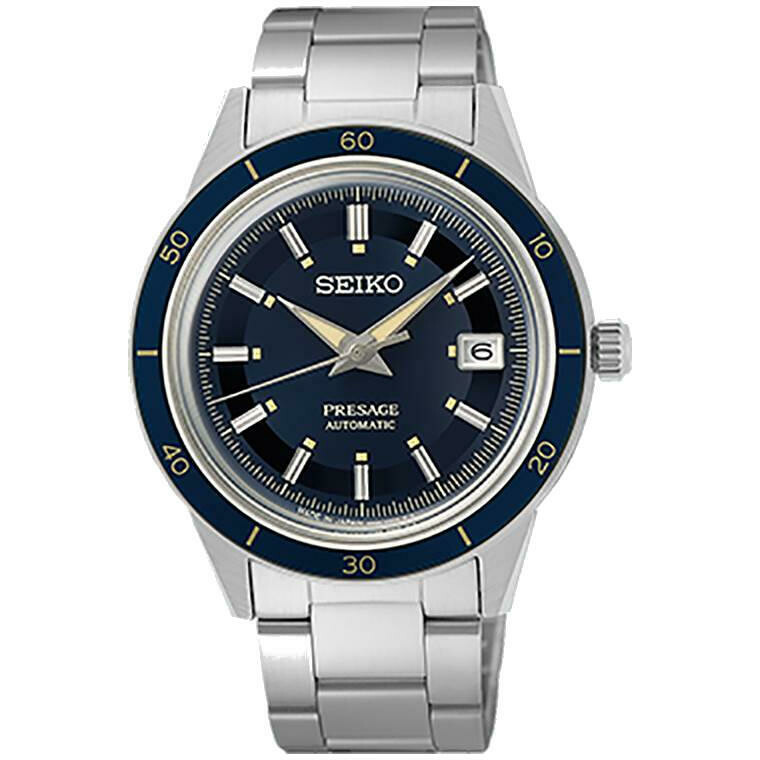 Seiko Automatic Men's Watch in Steel with blue dial