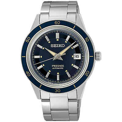 Seiko Automatic Men's Watch in Steel with blue dial Seiko Automatic Men's Watch in Steel with blue dial