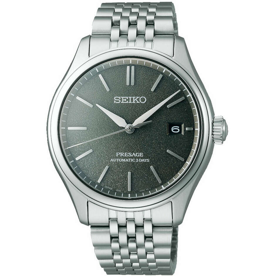 Seiko Presage Classic automatic green dial watch