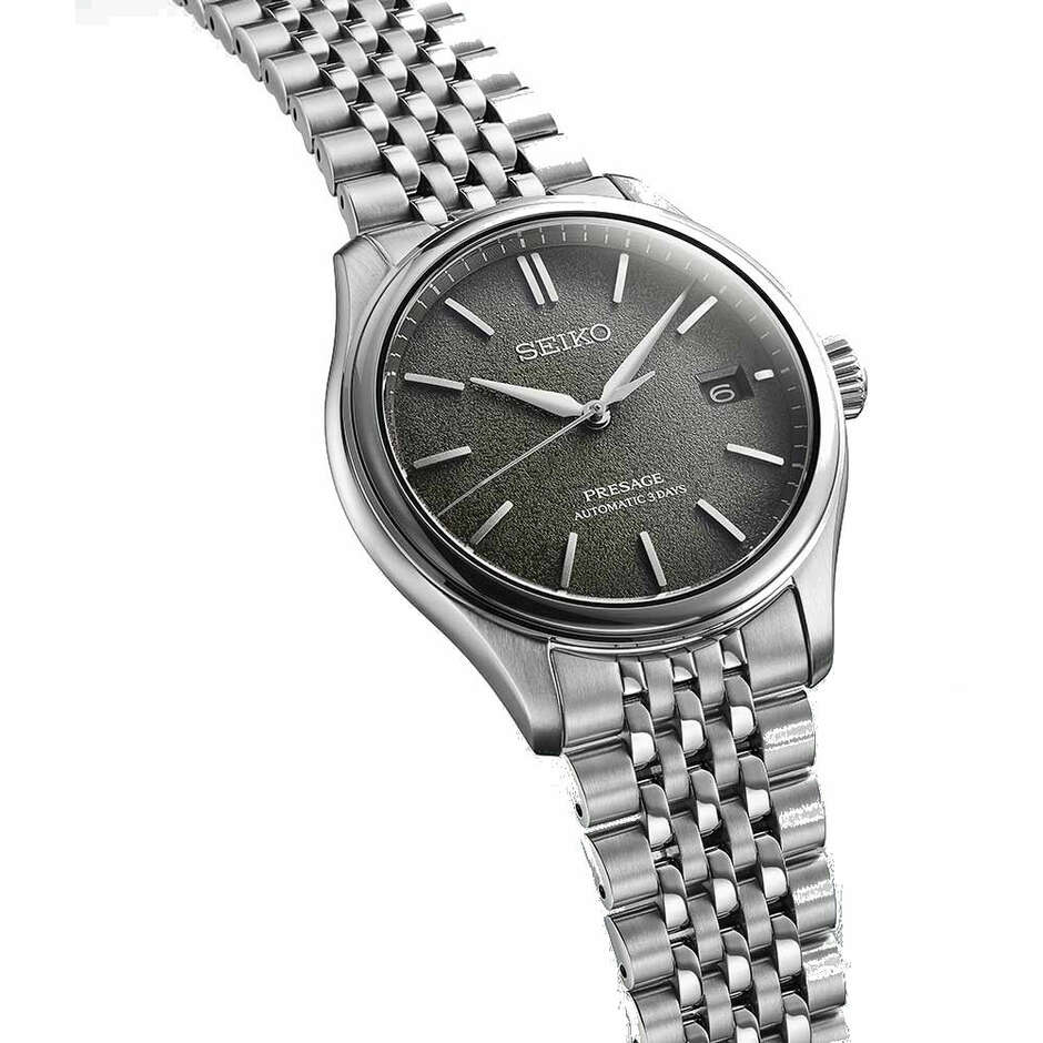 Seiko Presage Classic automatic green dial watch