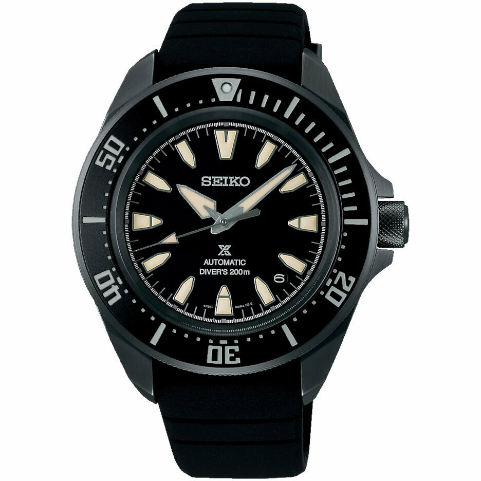 Seiko Prospex Samurai total black watch