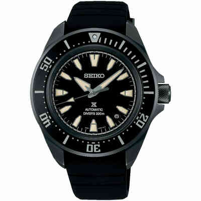 Seiko Prospex Samurai total black watch