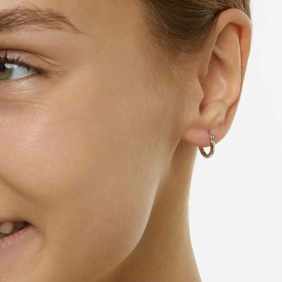 Silver Hoop Earrings Stroili Silver collection