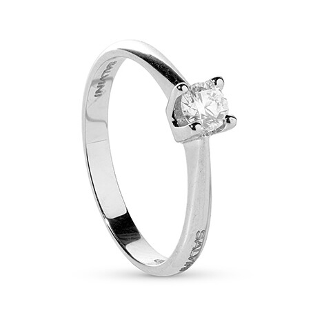 Solitaire ring Salvini Essenza 0.25ct