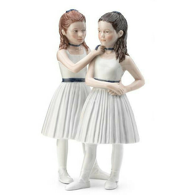 Statuina Royal Copenhagen Due Ballerine in porcellana