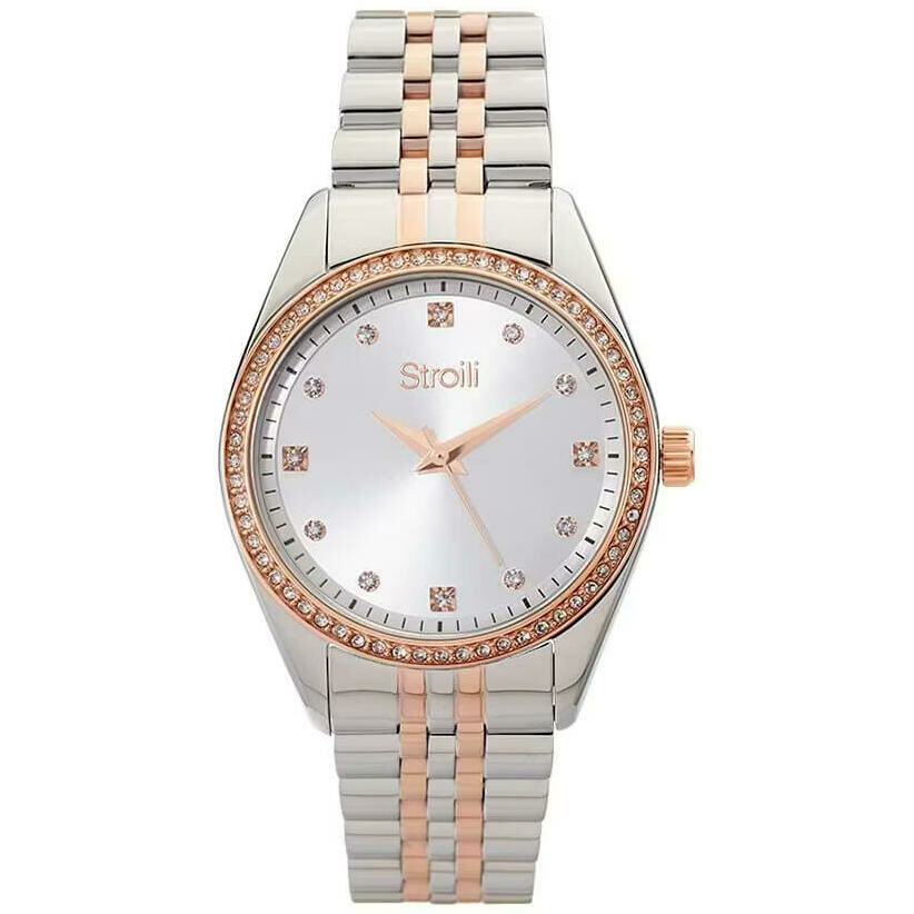 Stroili Amalfi two-tone watch with white zirconia