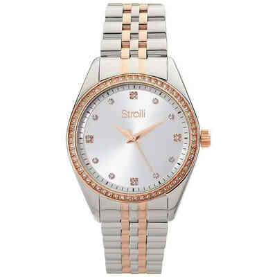 Stroili Amalfi two-tone watch with white zirconia