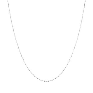 Stroili chain in white gold forced mesh 40 cm Stroili chain in white gold forced mesh 40 cm