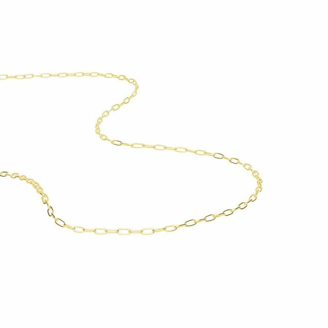 Stroili chain in yellow gold forced mesh lengthened to 42 cm