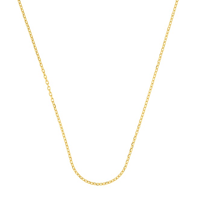 Stroili chain in yellow gold with small forzatina link