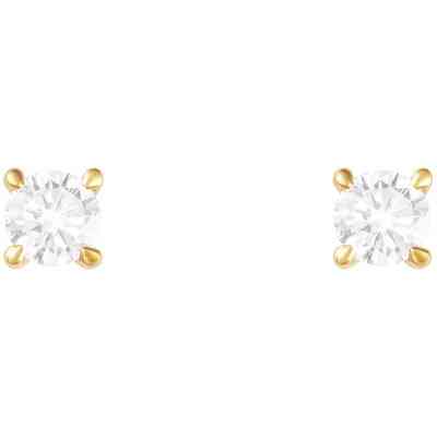Stroili Claire women's earrings in yellow gold with a light point