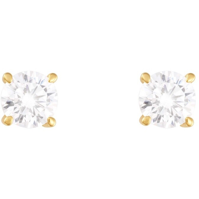 Stroili Claire women's earrings in yellow gold with a light point