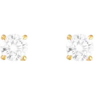 Stroili Claire women's earrings in yellow gold with a light point