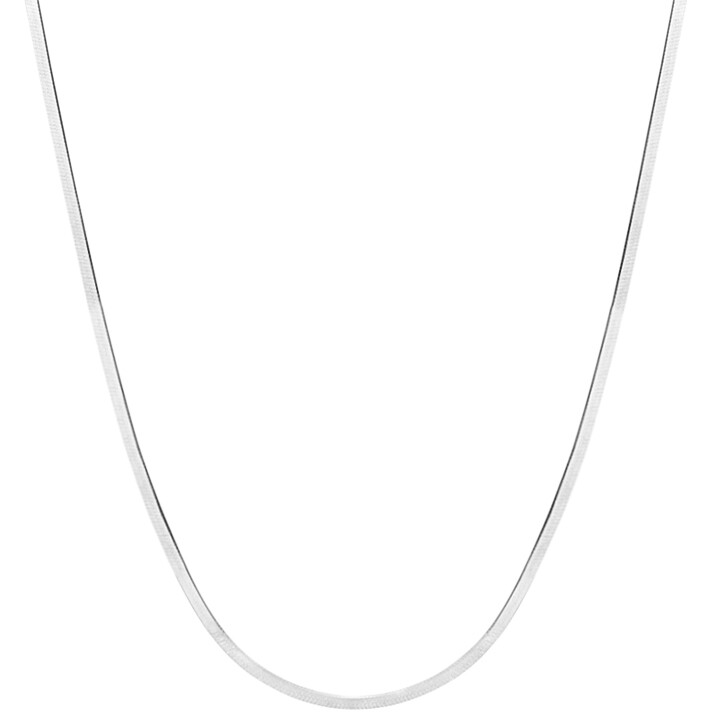 Stroili flat mesh necklace in silver