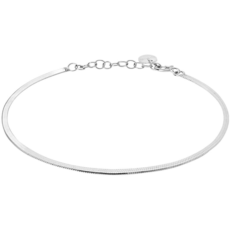 Stroili flat silver bracelet