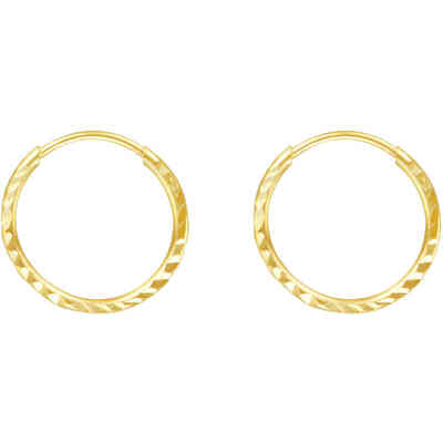 Stroili gold hoop earrings