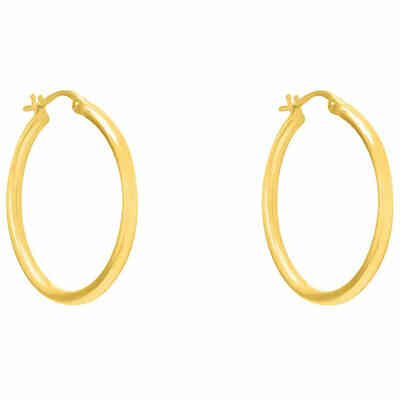 Stroili hoop earrings in 20mm yellow gold