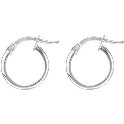 Stroili hoop earrings in white gold
