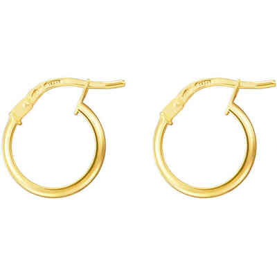 Stroili hoop earrings in yellow gold