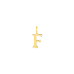 Stroili letter F pendant in yellow gold Stroili letter F pendant in yellow gold