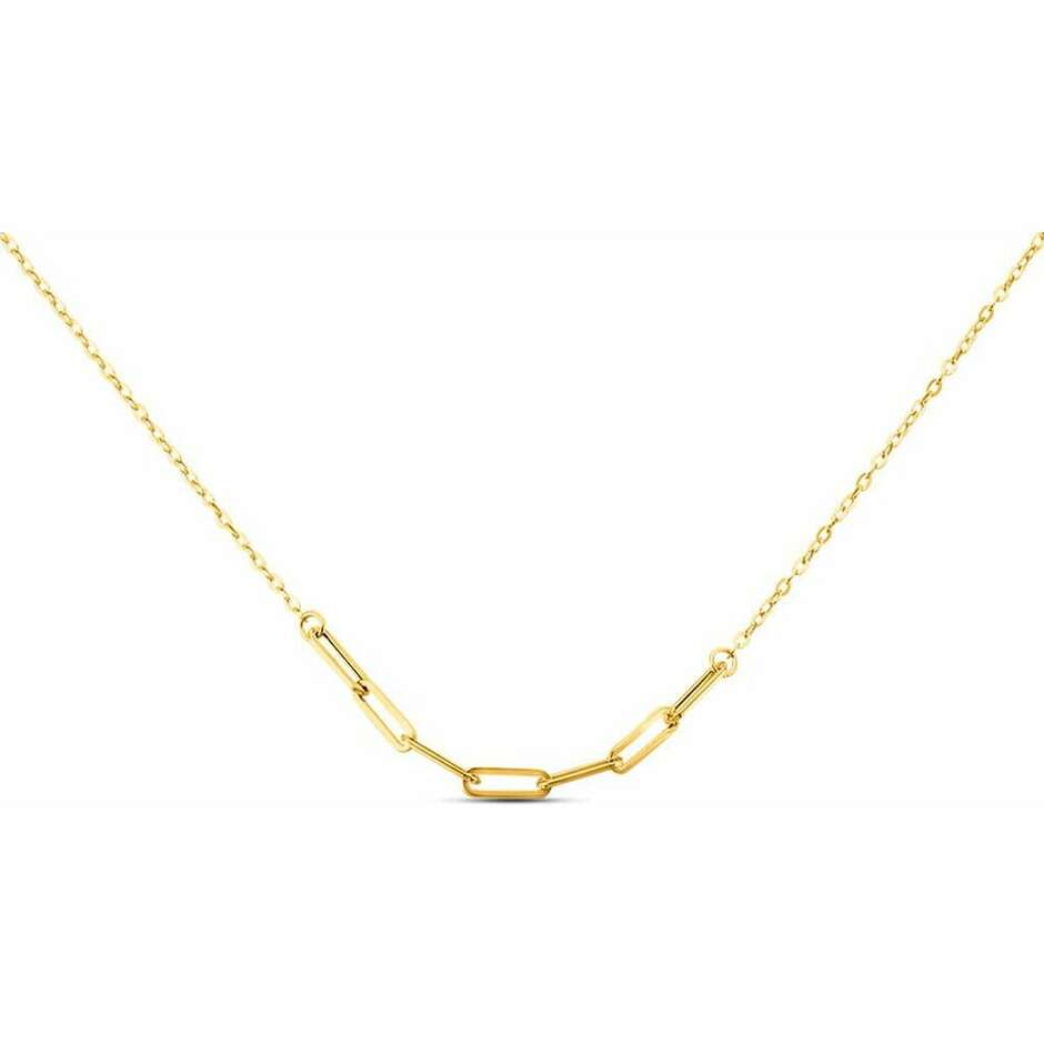 Stroili necklace in yellow gold forzatina link