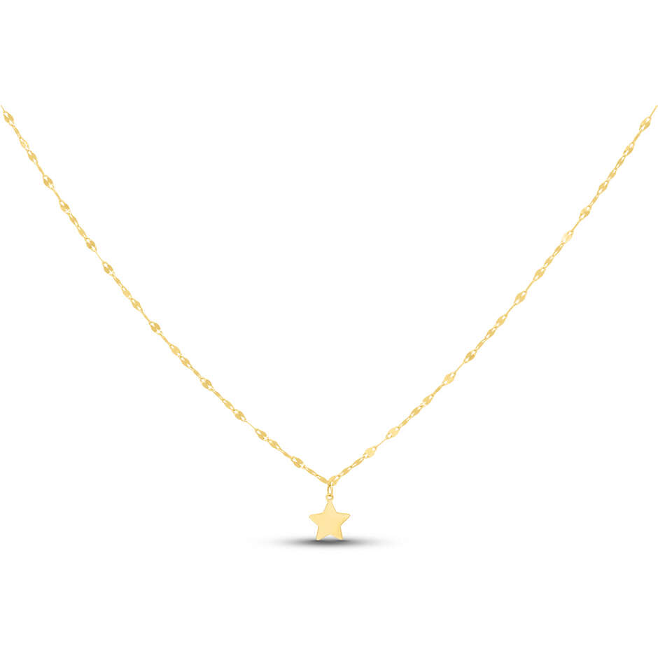 Stroili necklace with star in yellow gold