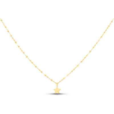 Stroili necklace with star in yellow gold