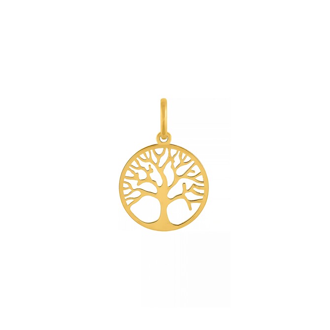 Stroili pendant in yellow gold with tree of life symbol