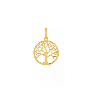 Stroili pendant in yellow gold with tree of life symbol