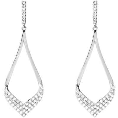 Stroili Silver Pendant Earrings