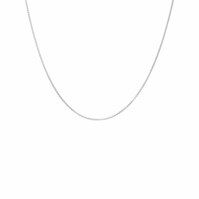 Stroili small chain in white gold, Venetian mesh, 42 cm