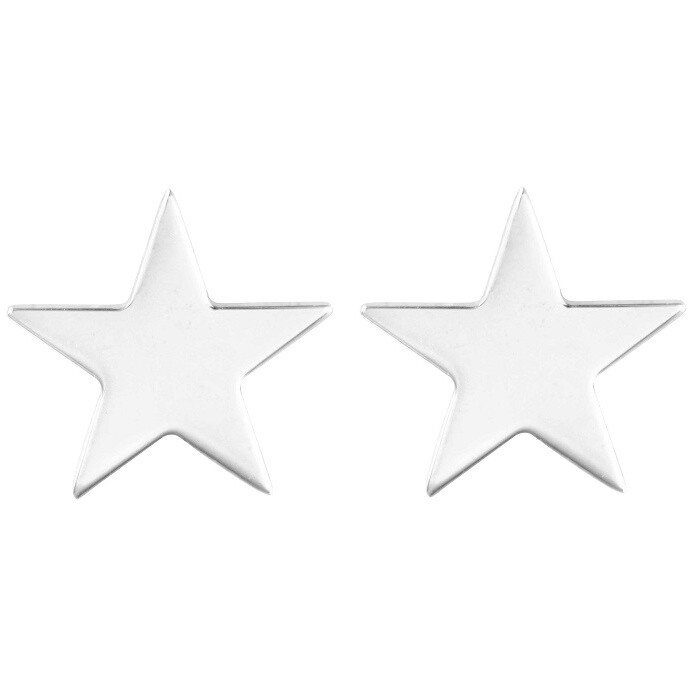 Stroili Star-shaped earrings in White Gold
