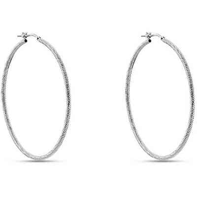Stroili Women's Hoop Earrings in Silver