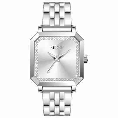 Stroili women's square steel watch Stroili women's square steel watch