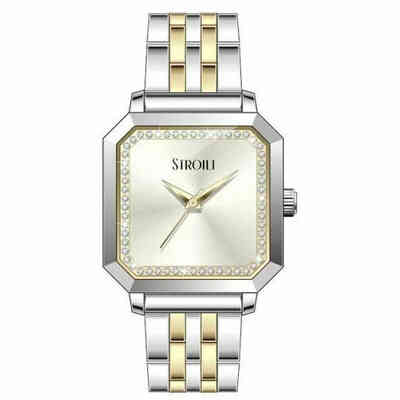 Stroili women's two-tone square watch Stroili women's two-tone square watch