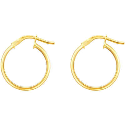 Stroli hoop earrings in yellow gold