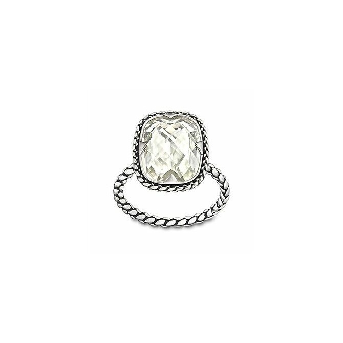 Swarovshi Amber ring