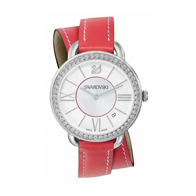 Swarovski Aila Day Double Tour Berry watch